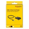 Nutikaardilugeja DeLOCK 91724 USB Type-A must