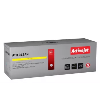 Toonerikassett ActiveJet ATH-312AN kollane, ühildub HP 126A/CE312A ja Canon CRG-729Y, 1000 lehekülge, üksikpakend