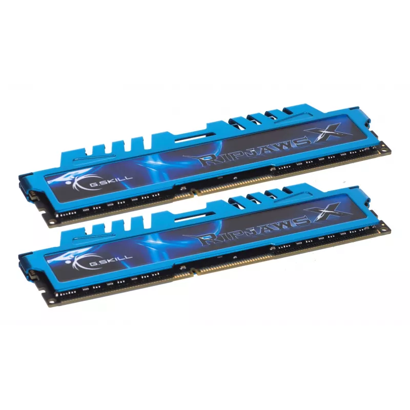 G.Skill 16GB Ripjaws X kahe kanaliga mälukomplekt – sinine (2x 8GB, DDR3 1600MHz, 1,5 V, F3-1600C9D-16GXM, XMP valmis)