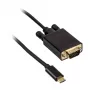 Kaablisuguvaheti USB USB-C VGA Akasa AK-CBCA17-18BK