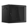 Seinale kinnitatav rack LANBERG 9U (600×450×507 mm) IP20, max koormus 60 kg, must