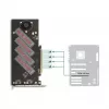 DeLOCK PCI Express 4.0 x16 kaart kuni 4 sisemise NVMe M.2 Key M pesaga koos radiaatori ja ventilaatoriga