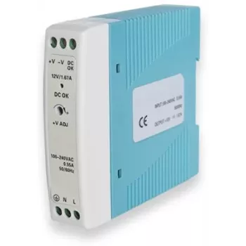 Toiteadapter TELTONIKA PR3PDNP0, sisetingimustesse, 20 W, sisend 100–240 V, 50–60 Hz, kompaktne 22,5×90×100 mm, sinine/valge