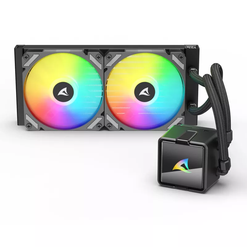 CPU vesijahuti Sharkoon S50 ARGB, must