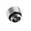 Bitspower Multi-Link adapter, sirge, G1/4 inch AG kuni 12 mm AD kõvatorule - hõbedane läikiv