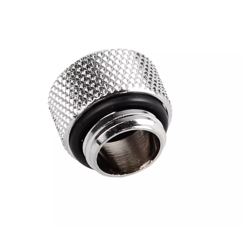 Bitspower Multi-Link adapter, sirge, G1/4 inch AG kuni 12 mm AD kõvatorule - hõbedane läikiv