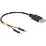 USB-kaabel DeLOCK 85400 0,1 m USB A Must