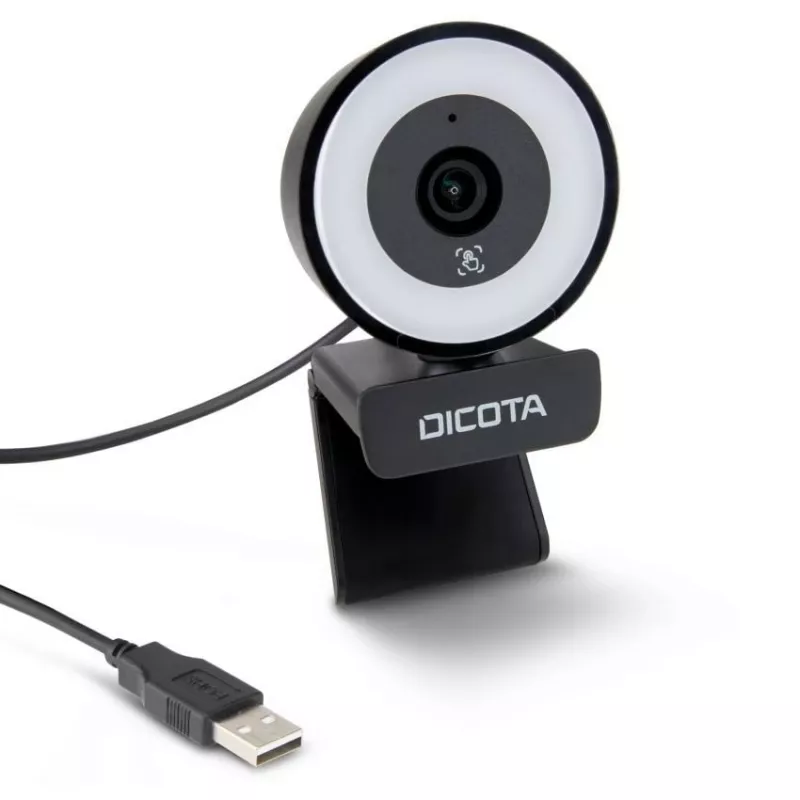 Veebikaamera DICOTA D32066 5 MP 2592 x 1944 pikslit USB 2.0 Must