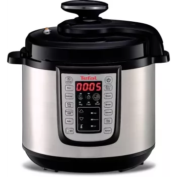 Tefal CY505EE0 multikeetja 3,8 L must, hõbedane