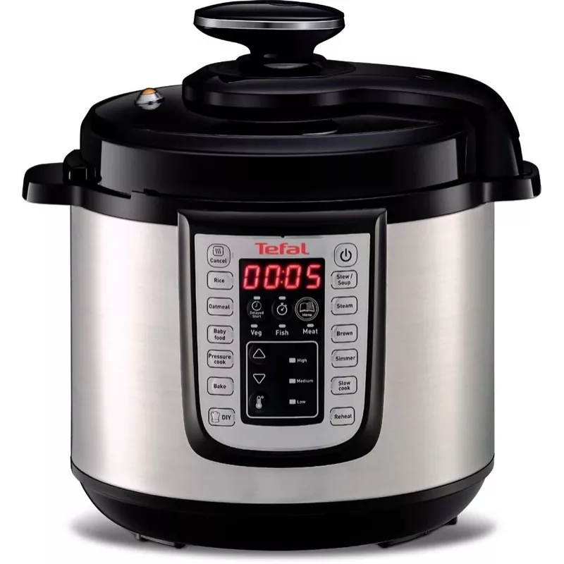 Tefal CY505EE0 multikeetja 3,8 L must, hõbedane