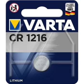 Varta CR1216 Electroniczelle liitium 3 25mAh blister - aku - CR1216