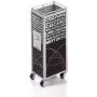 TROIKA MINI TROLLEY pliiatsi/pliiatsite hoidja Metall Must Valge