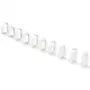Kaablihaldusklamber Secomp 44 x 60 mm helehall RAL 7035, pakendis 10 tk