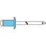 Pimeneet GESIPA VA A2 5x12 mm 6–8 mm lamedale ümarpeale
