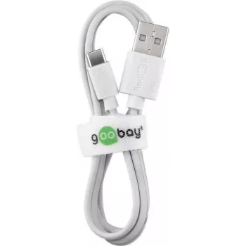 Wentronic 59132 3m USB A USB C isane-isane valge USB-kaabel (59132)