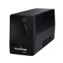 Katkematu toiteallikas TECNOWARE Era Plus 1600 — Line‑Interactive UPS 1.6 kVA / 1120 W, 2 vahelduvvoolu pistikupesa, USB Type‑B, must
