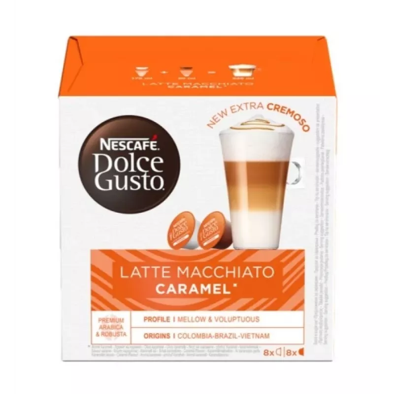 Nescafe Dolce Gusto Caramel Latte Macchiato kohv, 16 kapslit