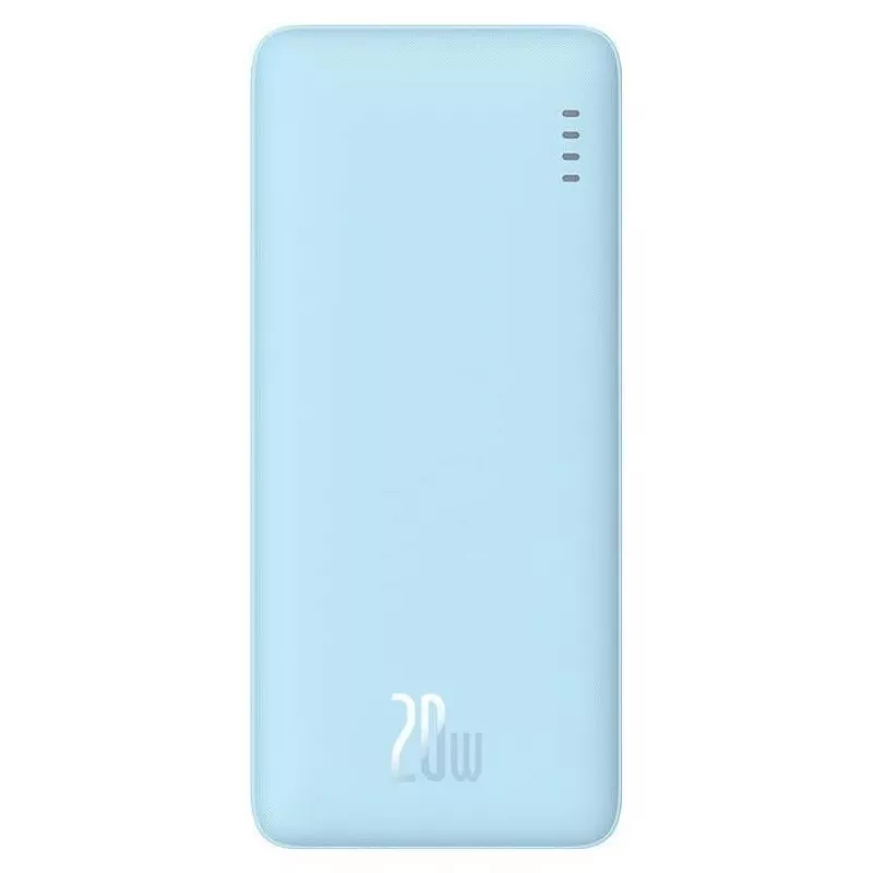 Kaasaskantav akupank Baseus Airpow 10000 mAh, 20W, LiPo, USB-C + USB-A, sinine