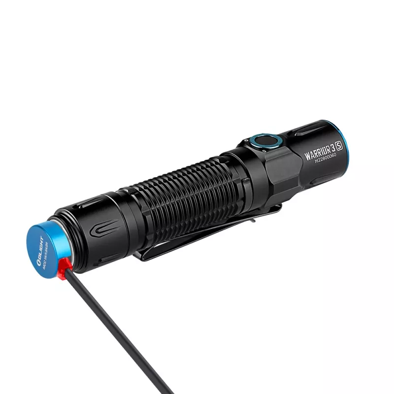 Taktikaline käsilatern olight Warrior 3S — LED 2300 lm, ulatus 300 m, IPX8, 21700 Li-Ion 5000 mAh