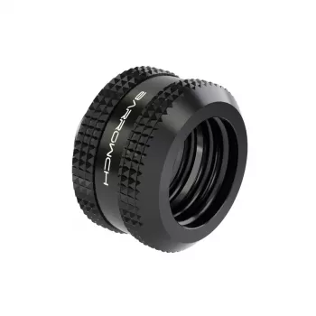 Barrow Hardtube Fitting 12mm G1/4 inch – surveliitmik 12 mm jäigale torule, must
