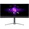 LORGAR 34MP1, UWQHD MiniLED mängumonitor Pro, 34'' (3440*1440) VA kumer monitor, must/piimhall