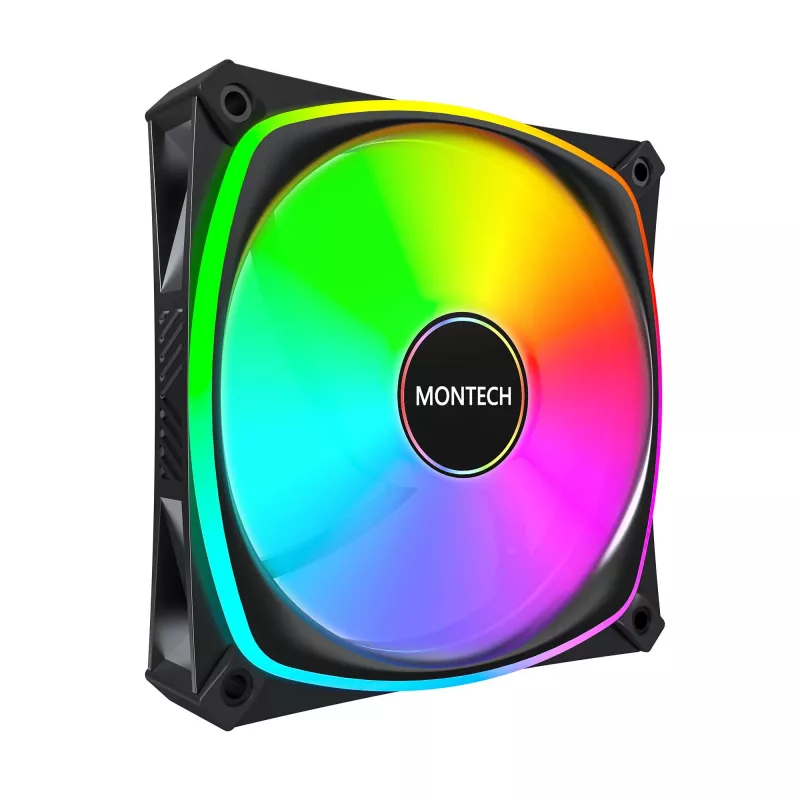 MONTECH AX120 PRO Must 120mm ARGB korpuse ventilaator