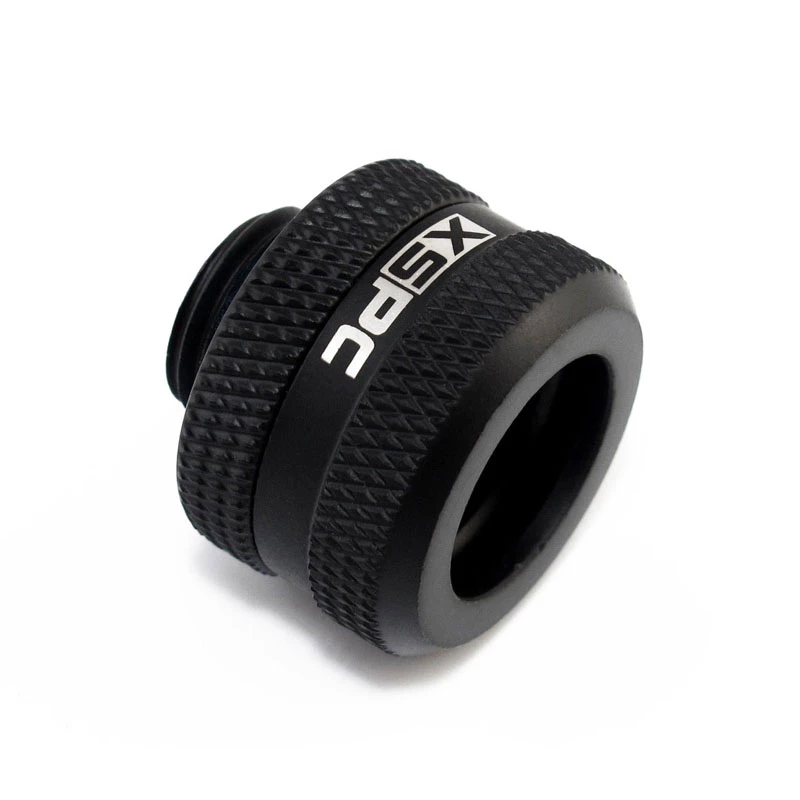 XSPC Connector G1/4 to 14mm Hardtube, must matt - 8 tk
