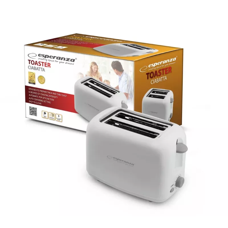 Esperanza EKT002 Caprese 2 viilu(viilu) 600 W Valge