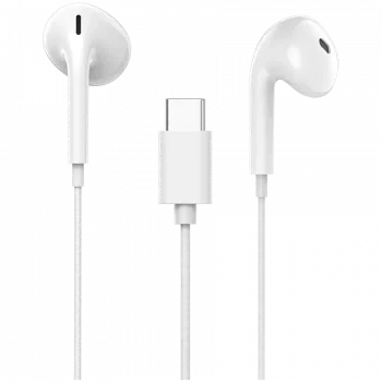 Kõrvaklapid CANYON SEP-6 USB-C HiRes heli valge
