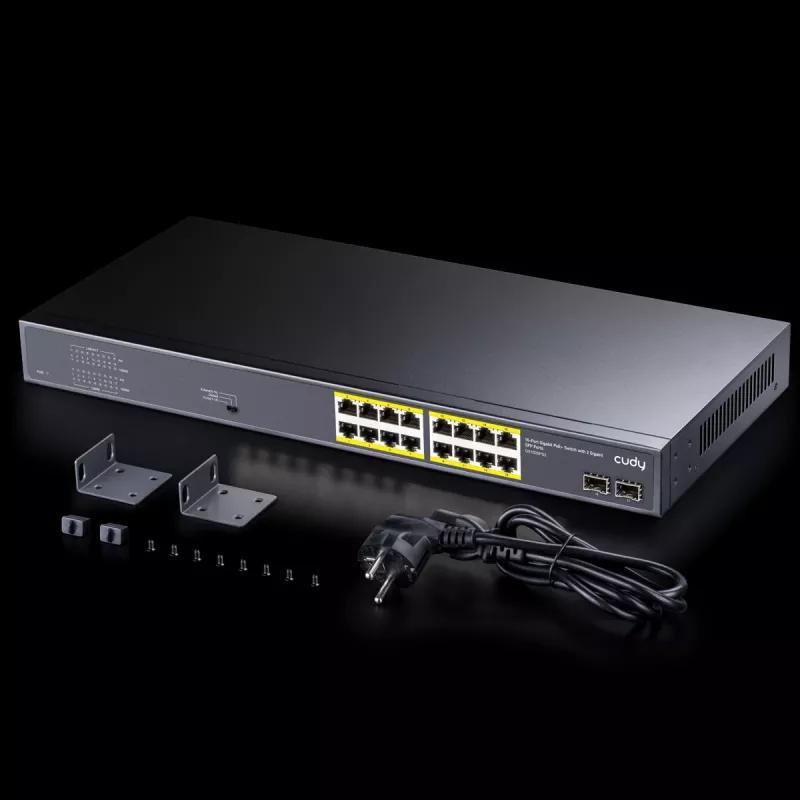 Cudy GS1020PS2 võrgukommutaator Gigabit Ethernet 16 porti PoE