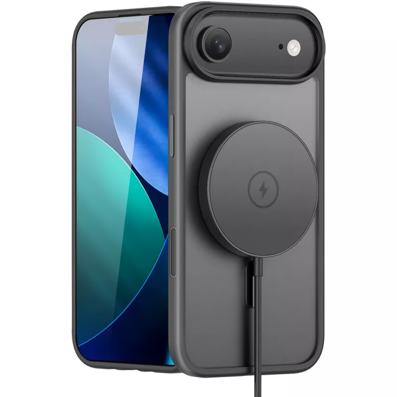 StyleShell INVISIO, telefoniümbris must, iPhone 17 Air, ühildub MagSafe'iga