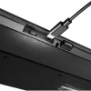 Sharkoon OfficePal K30W must DE-paigutusega kummikuppelklaviatuur