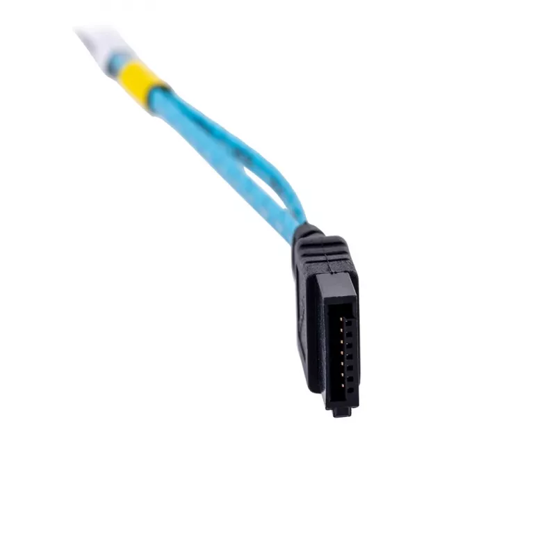 SATA-kaabel Supermicro CBL-0186L 4x ümmargune 0,56 m, SATA I, sirge isane-isane, must/sinine/valge
