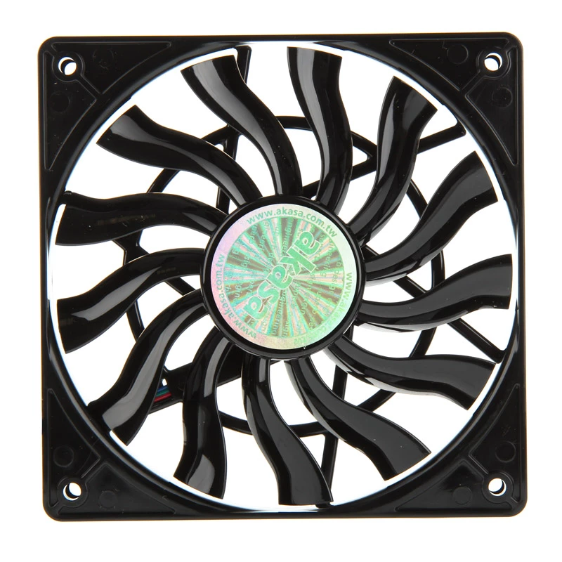 Ventilaator Akasa AK-FN078 12 cm Must