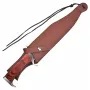 Fikseeritud ellujäämisnuga Cinema Classic CC-H3 Rambo III 425 mm, terasest tera, Codura käepide, nahast tupp