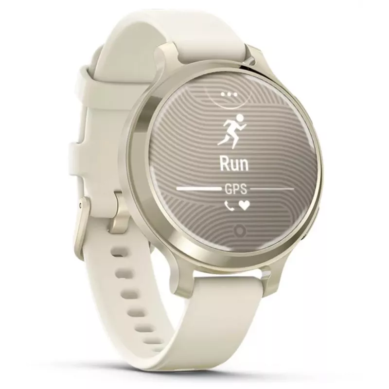 Garmin Lily 2 Active 38 mm Digitaalne 240 x 201 pikslit Puuteekraan Beež GPS (satelliit)