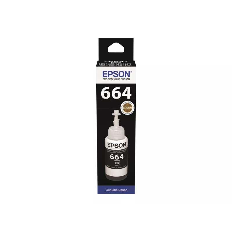 Ink Bottle Epson T6641 70ml Must