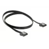 SATA-kaabel DeLOCK 83841 0.5m SATA III 7-kontaktiline must