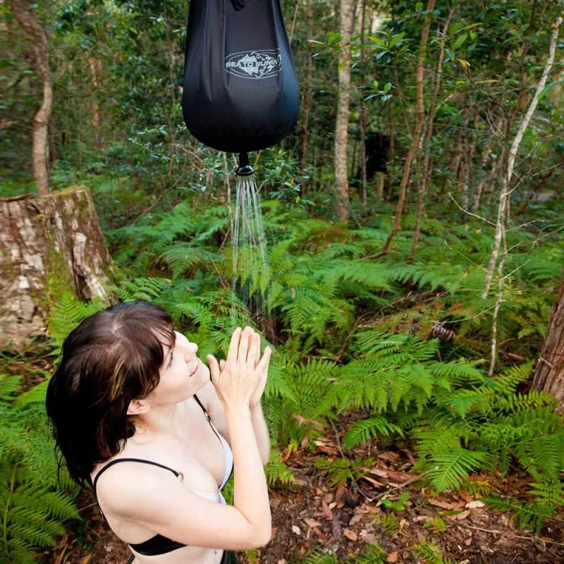 Kaasaskantav taskudušš SEA TO SUMMIT APSHOWER/UNI/UNI — 10 L, 6 m voolik, 70D nailon, 120 g