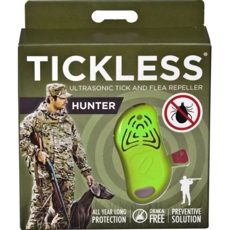 TICKLESS ultraheli-puugieemaldaja, jahimeestele HUNTER, roheline
