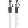 Goobay CAT 8.1 paigalduskaabel, S/FTP (PiMF), valge, 15 m - LSZH halogeenivaba, vask AWG 24 (55130)