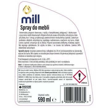 MILL Clean mööblipuhastuspihusti 590 ml
