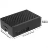 INTER-TECH korpus Raspberry Pi 5-le — ODS-739 kompaktne disain