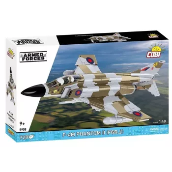 Cobi Blocks F-4M Phantom II militaarlennuki mudel, 728-osaline konstruktor