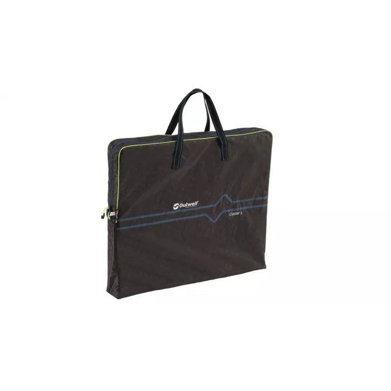 Outwell Custer L Brown matkalaud — bambusest pealispind, alumiiniumraam, 700×1200 mm, 11,5 kg