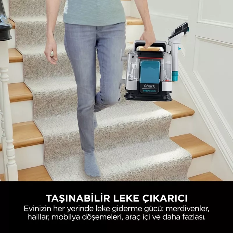 Sharkclean PX200EUT vaibapesumasin, käeshoitav, süva-/vahepesu, valge