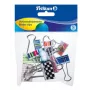 Dokumendiklamber Pelikan 700306 metallist erinevates värvides 12 tk