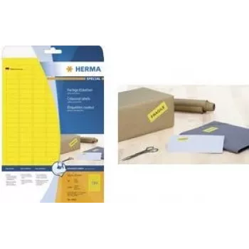 Isekleepuv printerisilt HERMA Coloured Labels A4 70x37 mm roheline paber matt 480 tk
