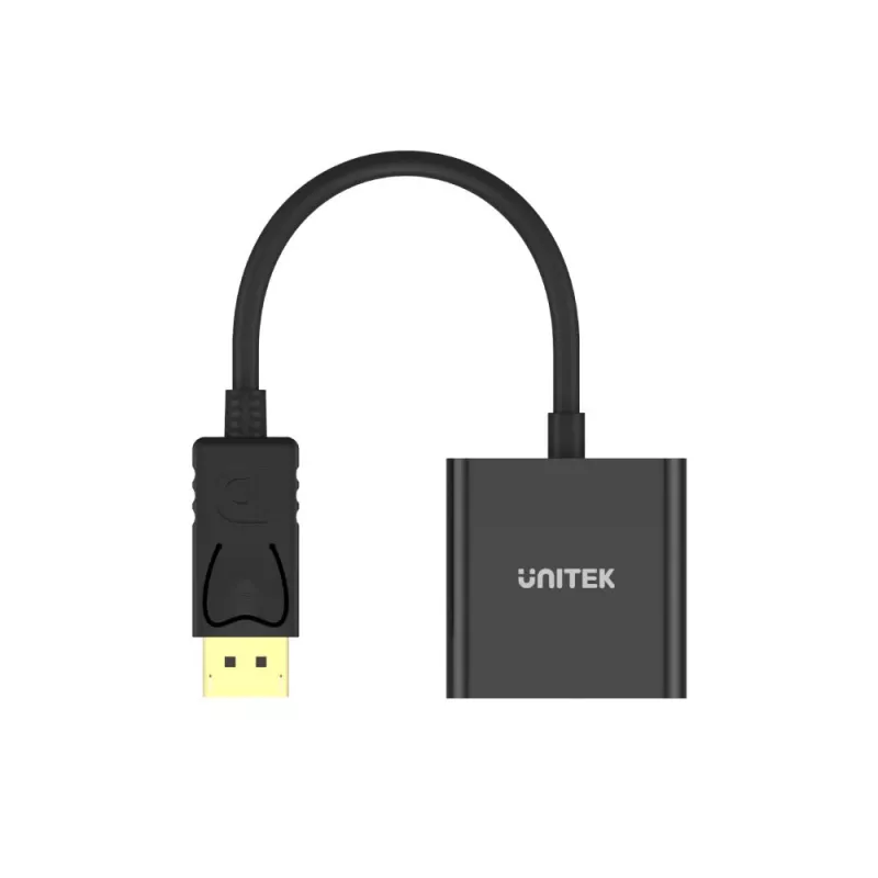 UNITEK Y-5118E DisplayPort–VGA-adapter, must, isane
