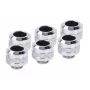 Liitmike komplekt Alphacool 17474 — messingist kroomitud liitmikud, Ø 22 mm, kõrgus 20 mm